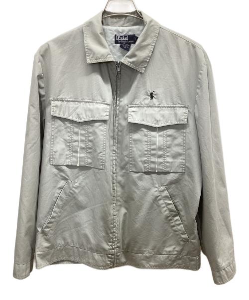 POLO RALPH LAUREN（ポロ・ラルフローレン）POLO RALPH LAUREN (ポロ・ラルフローレン) ブルゾン グレー サイズ:Lの古着・服飾アイテム