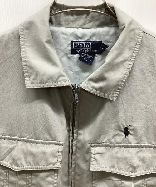 POLO RALPH LAUREN（ポロ・ラルフローレン）POLO RALPH LAUREN (ポロ・ラルフローレン) ブルゾン グレー サイズ:Lの古着・服飾アイテム