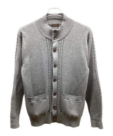 Paul Smith グレー ロングカーディガン　M 中古・古着通販】PAUL SMITH (ポールスミス) 厚手カーディガン グレー