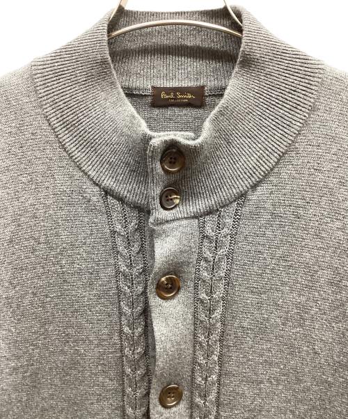 PAUL SMITH（ポールスミス）PAUL SMITH (ポールスミス) 厚手カーディガン グレー サイズ:Mの古着・服飾アイテム