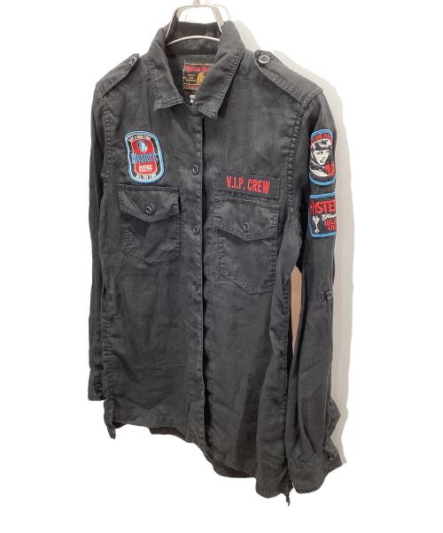 Hysteric Glamour（ヒステリックグラマー）Hysteric Glamour (ヒステリックグラマー) 長袖シャツ ブラック サイズ:FREEの古着・服飾アイテム