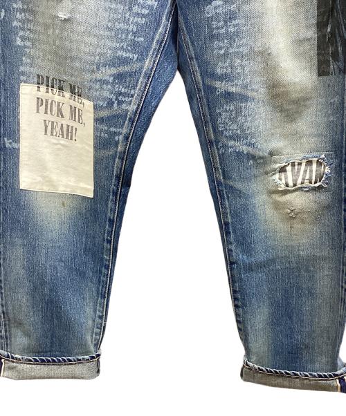 Hysteric Glamour（ヒステリックグラマー）Hysteric Glamour (ヒステリックグラマー) NIRVANA (ニルヴァーナ) デニムパンツ インディゴ サイズ:Sの古着・服飾アイテム