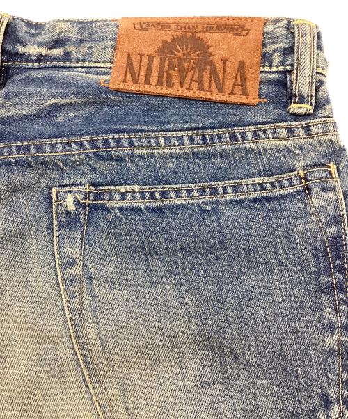 Hysteric Glamour（ヒステリックグラマー）Hysteric Glamour (ヒステリックグラマー) NIRVANA (ニルヴァーナ) デニムパンツ インディゴ サイズ:Sの古着・服飾アイテム