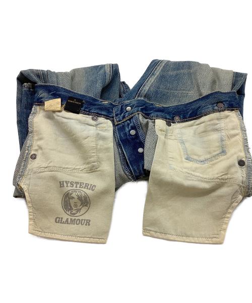 Hysteric Glamour（ヒステリックグラマー）Hysteric Glamour (ヒステリックグラマー) デニムパンツ インディゴ サイズ:XSの古着・服飾アイテム