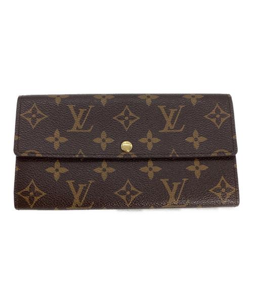 LOUIS VUITTON（ルイ ヴィトン）LOUIS VUITTON (ルイ ヴィトン) LOUIS VUITTON モノグラム ポルトフォイユ・サラ ブラウンの古着・服飾アイテム