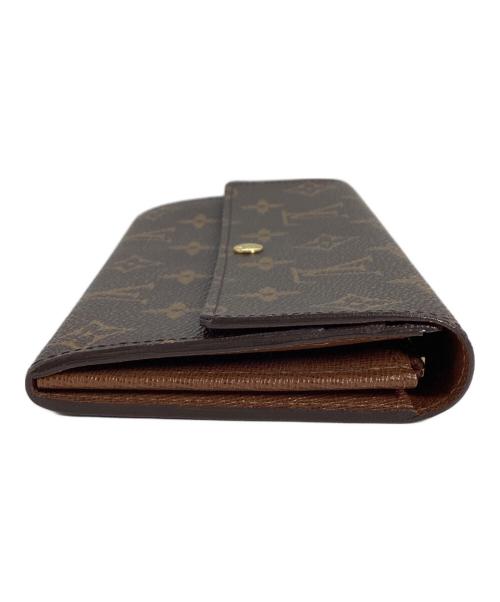 LOUIS VUITTON（ルイ ヴィトン）LOUIS VUITTON (ルイ ヴィトン) LOUIS VUITTON モノグラム ポルトフォイユ・サラ ブラウンの古着・服飾アイテム