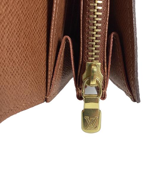 LOUIS VUITTON（ルイ ヴィトン）LOUIS VUITTON (ルイ ヴィトン) LOUIS VUITTON モノグラム ポルトフォイユ・サラ ブラウンの古着・服飾アイテム