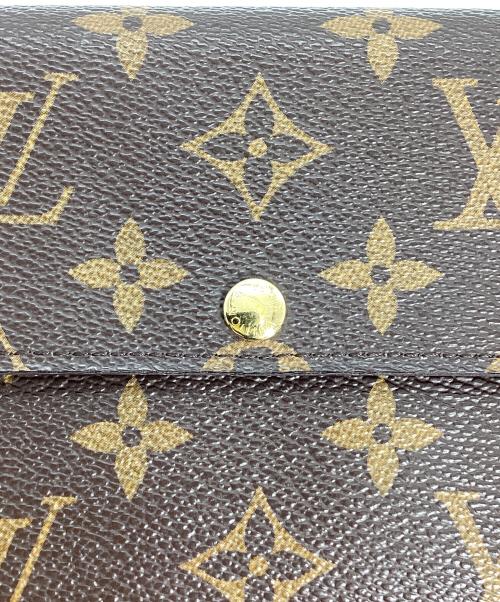 LOUIS VUITTON（ルイ ヴィトン）LOUIS VUITTON (ルイ ヴィトン) LOUIS VUITTON モノグラム ポルトフォイユ・サラ ブラウンの古着・服飾アイテム