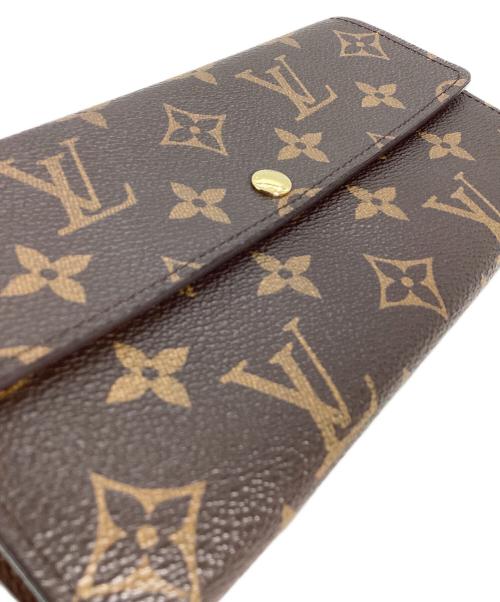 LOUIS VUITTON（ルイ ヴィトン）LOUIS VUITTON (ルイ ヴィトン) LOUIS VUITTON モノグラム ポルトフォイユ・サラ ブラウンの古着・服飾アイテム