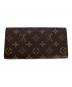LOUIS VUITTON (ルイ ヴィトン) LOUIS VUITTON モノグラム ポルトフォイユ・サラ ブラウン：27000円