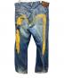 EVISU (エヴィス) ダメージデニムパンツ ブルー サイズ:96cm（W38）：14000円