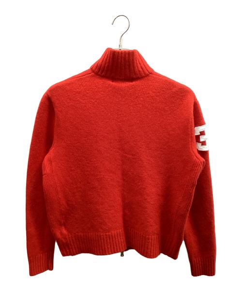 POLO RALPH LAUREN（ポロ・ラルフローレン）POLO RALPH LAUREN (ポロ・ラルフローレン) 厚手ジップニット レッド サイズ:XLの古着・服飾アイテム