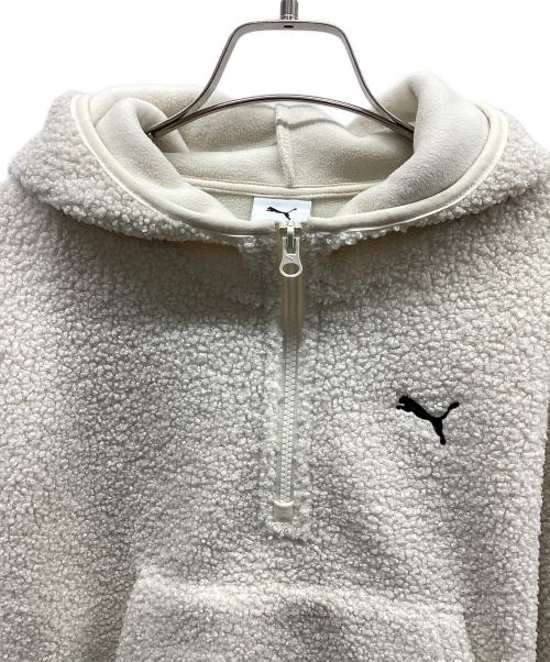 PUMA（プーマ）PUMA (プーマ) W W.ESS OS POLAR F HOODIE アイボリー サイズ:S 未使用品の古着・服飾アイテム