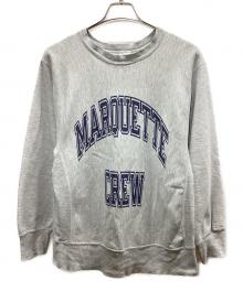 Champion REVERSE WEAVE（チャンピオン リバース ウィーブ）の古着「カレッジロゴスウェット」｜グレー