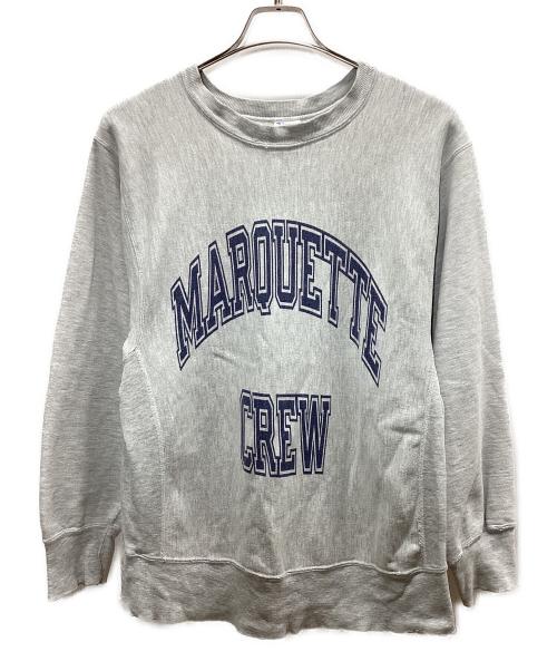 Champion REVERSE WEAVE（チャンピオン リバース ウィーブ）Champion REVERSE WEAVE (チャンピオン リバース ウィーブ) カレッジロゴスウェット グレー サイズ:Lの古着・服飾アイテム
