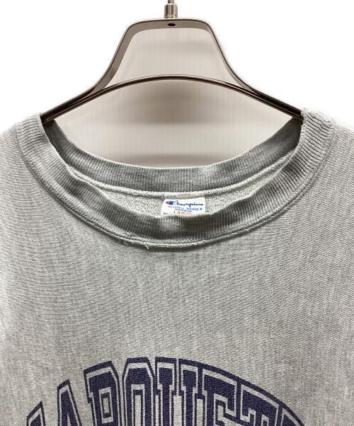 Champion REVERSE WEAVE（チャンピオン リバース ウィーブ）Champion REVERSE WEAVE (チャンピオン リバース ウィーブ) カレッジロゴスウェット グレー サイズ:Lの古着・服飾アイテム