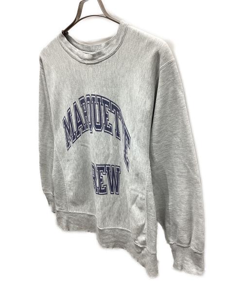 Champion REVERSE WEAVE（チャンピオン リバース ウィーブ）Champion REVERSE WEAVE (チャンピオン リバース ウィーブ) カレッジロゴスウェット グレー サイズ:Lの古着・服飾アイテム