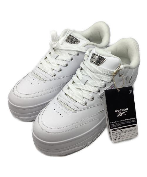 REEBOK（リーボック）REEBOK (リーボック) ADRER (アドラー) CLUB C EXTRA 厚底スニーカー ホワイト サイズ:27 未使用品の古着・服飾アイテム