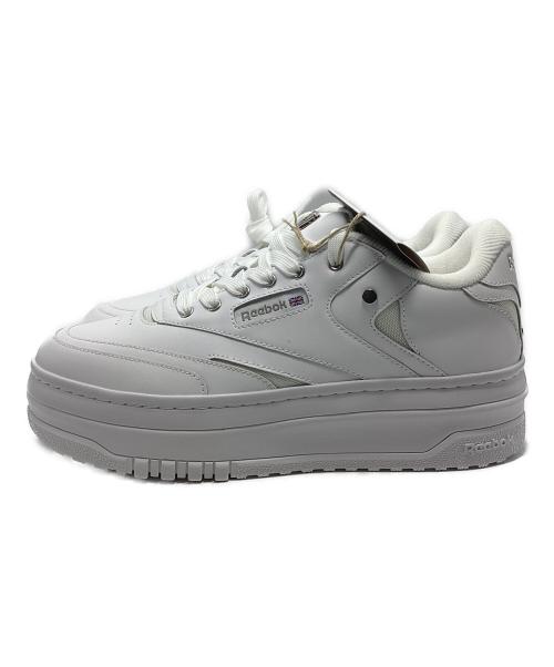 REEBOK（リーボック）REEBOK (リーボック) ADRER (アドラー) CLUB C EXTRA 厚底スニーカー ホワイト サイズ:27 未使用品の古着・服飾アイテム