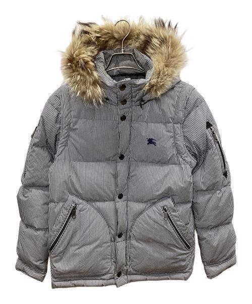 BURBERRY BLUE LABEL（バーバリー ブルー レーベル）BURBERRY BLUE LABEL (バーバリー ブルー レーベル) ダウンジャケット ライトグレー サイズ:Sの古着・服飾アイテム