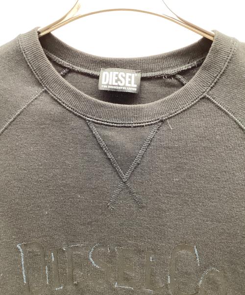 DIESEL（ディーゼル）DIESEL (ディーゼル) S-RAGLAN-WAF ブラック サイズ:Lの古着・服飾アイテム