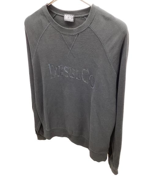 DIESEL（ディーゼル）DIESEL (ディーゼル) S-RAGLAN-WAF ブラック サイズ:Lの古着・服飾アイテム