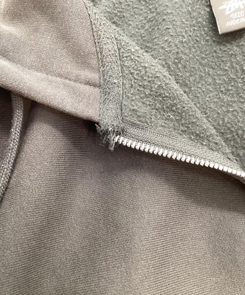 stussy（ステューシー）stussy (ステューシー) stussy　BASIC STÜSSY ZIP HOODIE ブラック サイズ:XLの古着・服飾アイテム