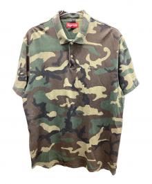 SUPREME（シュプリーム）の古着「ポロシャツ」｜グリーン×ブラウン