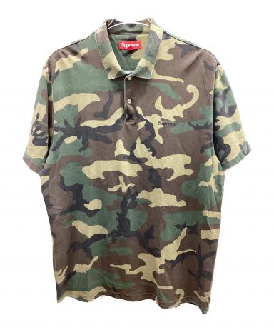 Supreme 迷彩柄 ポロシャツ 中古・古着通販】SUPREME (シュプリーム) ポロシャツ グリーン