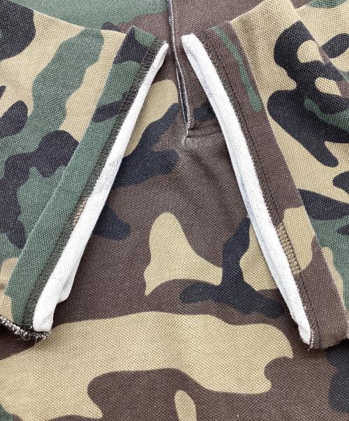 SUPREME（シュプリーム）SUPREME (シュプリーム) ポロシャツ グリーン×ブラウン サイズ:Lの古着・服飾アイテム