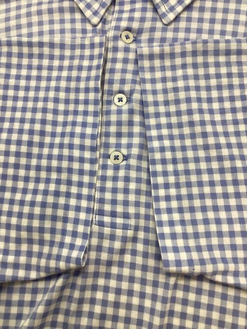POLO GOLF（ポロ ゴルフ）POLO GOLF (ポロ ゴルフ) ポロシャツ ブルー×ホワイト サイズ:Lの古着・服飾アイテム