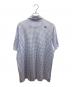 POLO GOLF (ポロ ゴルフ) ポロシャツ ブルー×ホワイト サイズ:L：4000円