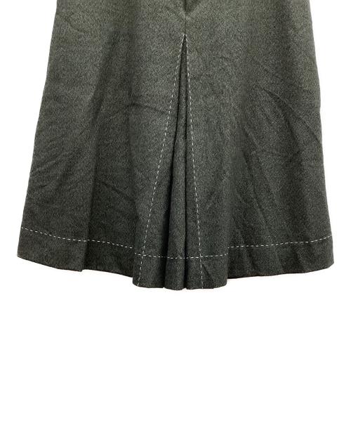 Maison Margiela（メゾンマルジェラ）Maison Margiela (メゾンマルジェラ) メゾンマルジェラ　ウール ツイード ステッチワーク キュロット スカート パンツ グリーン サイズ:42の古着・服飾アイテム