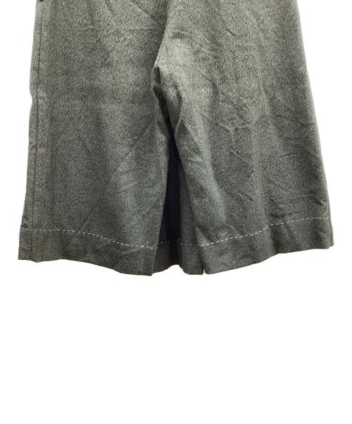 Maison Margiela（メゾンマルジェラ）Maison Margiela (メゾンマルジェラ) メゾンマルジェラ　ウール ツイード ステッチワーク キュロット スカート パンツ グリーン サイズ:42の古着・服飾アイテム