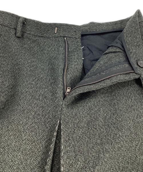 Maison Margiela（メゾンマルジェラ）Maison Margiela (メゾンマルジェラ) メゾンマルジェラ　ウール ツイード ステッチワーク キュロット スカート パンツ グリーン サイズ:42の古着・服飾アイテム