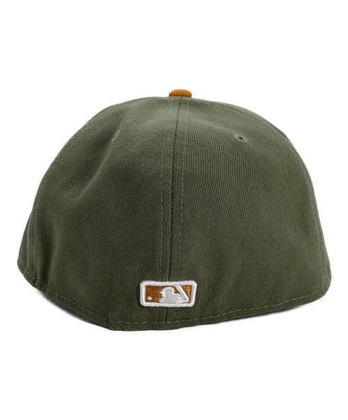 New Era（ニューエラ）New Era (ニューエラ) New Era　59FIFTY　キャップ カーキ×オレンジ サイズ:7　1/8　56.8cm 未使用品の古着・服飾アイテム