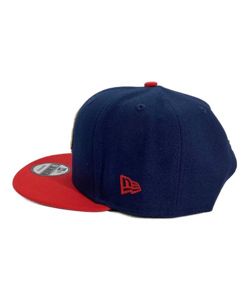New Era（ニューエラ）New Era (ニューエラ) NBA ペリカンズ キャップ　9FIFTY ネイビー×レッドの古着・服飾アイテム