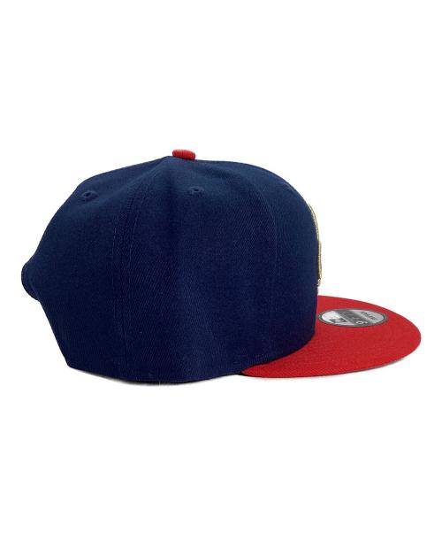 New Era（ニューエラ）New Era (ニューエラ) NBA ペリカンズ キャップ　9FIFTY ネイビー×レッドの古着・服飾アイテム