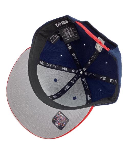 New Era（ニューエラ）New Era (ニューエラ) NBA ペリカンズ キャップ　9FIFTY ネイビー×レッドの古着・服飾アイテム