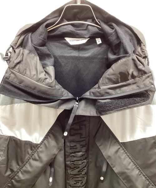 A BATHING APE（アベイシングエイプ）A BATHING APE (アベイシングエイプ) ジャケット グレー×ブラック サイズ:Mの古着・服飾アイテム