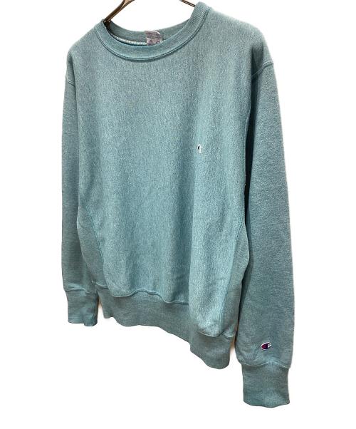 Champion REVERSE WEAVE（チャンピオン リバース ウィーブ）Champion REVERSE WEAVE (チャンピオン リバース ウィーブ) スウェット ブルー サイズ:Lの古着・服飾アイテム