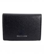 BALENCIAGAバレンシアガ）の古着「バレンシアガ　コンパクトウォレット」｜ブラック