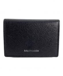 BALENCIAGA（バレンシアガ）の古着「バレンシアガ　コンパクトウォレット」｜ブラック