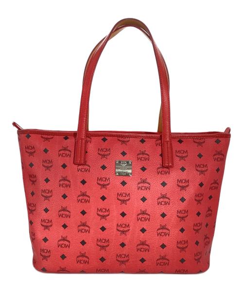 MCM（エムシーエム）MCM (エムシーエム) MCM　ヴィセトス	トートバッグ レッドの古着・服飾アイテム