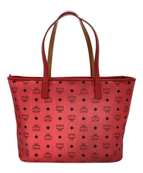 MCM（エムシーエム）MCM (エムシーエム) MCM　ヴィセトス	トートバッグ レッドの古着・服飾アイテム
