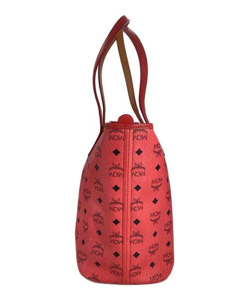 MCM（エムシーエム）MCM (エムシーエム) MCM　ヴィセトス	トートバッグ レッドの古着・服飾アイテム