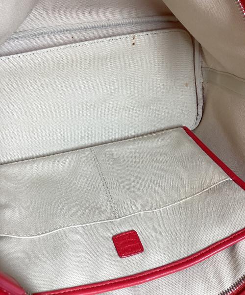 MCM（エムシーエム）MCM (エムシーエム) MCM　ヴィセトス	トートバッグ レッドの古着・服飾アイテム