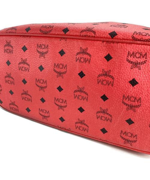 MCM（エムシーエム）MCM (エムシーエム) MCM　ヴィセトス	トートバッグ レッドの古着・服飾アイテム