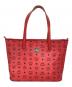 MCM（エムシーエム）の古着「MCM　ヴィセトス	トートバッグ」｜レッド