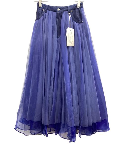 Belle vintage（ベル ヴィンテージ）Belle vintage (ベル ヴィンテージ) スカート ブルー サイズ:M 未使用品の古着・服飾アイテム